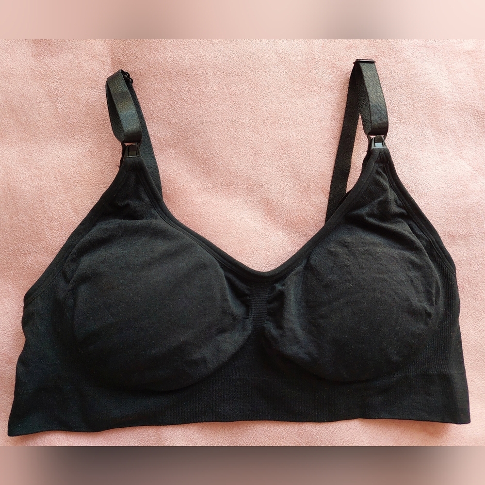 Stelle Nursing bralette Bra Black Size XXL